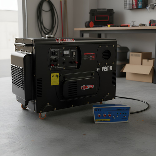 Generador Fema 10Kw 25Hp Diesel Inzonirazado Transferencía A