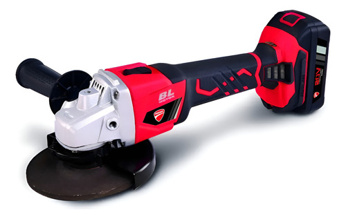 AMOLADORA DUCATI 115 mm - A BATERIA  20V.-  4 Ah-SIN CARBONES-BAT LITIO