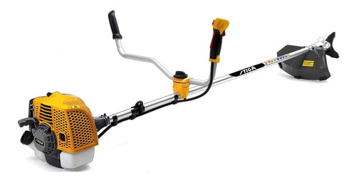 [FE69372106] DESMALEZADORA STIGA SB 520 D -52CC.-2 TIEMPOS-2,1HP    ARNES PROFESIONAL-CABEZAL NYLON Y CUCHILLA--MANUBRIO ERGONOMETRICO REGULABLE TIPO BICICLETA-
TANQUE COMBUSTIBLE DE 1L.-PESO 7,1 KG,
CUCHILLA  D. 255 MM- NYLON 380 MM-RPM 3200 +-200
BARRAL DE 28 X 1,5 MM