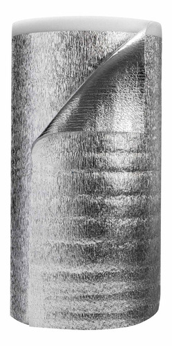 AISLANTE RUFI -DOBLE ALUMINIO-5MM- 1,05 x 20MT-SOLAPA PERMOSOLDABLE    MEMBREAN DE ESPUEMA TERMOPLASTICA CON ALUMINIO PURO EN AMBAS CARAS -CON SOLAPA TERMOSOLDABLE