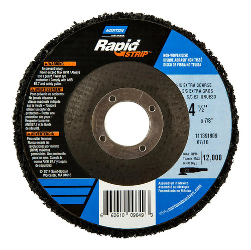 [FE66261009649] DISCO STRIP EXTRA GRUESO (XCRS) 115 x 22MM.    CX10