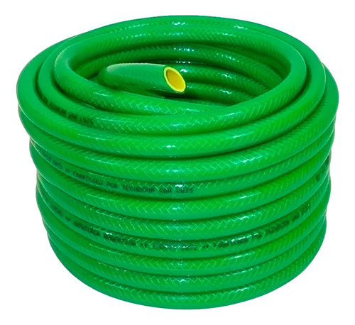 CAÑO RIEGO VERDE   10 BAR 19 X 100MT TRENZADA