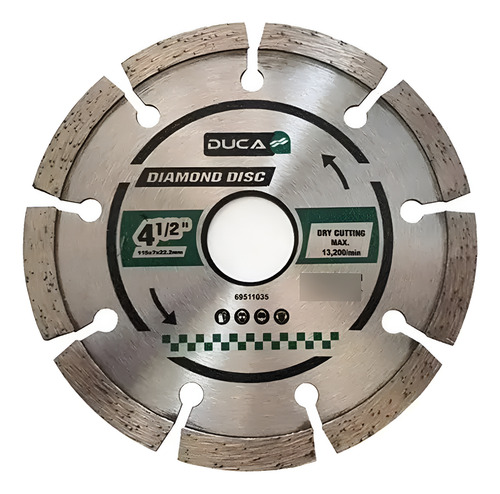 [FE69511035] DISCO DIAMANTADO 115 x 22,23MM CORTE HUMEDO Y SECO