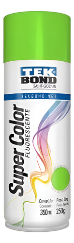 PINTURA AEROSOL - FLUORECENTE VERDE - 250 Gr