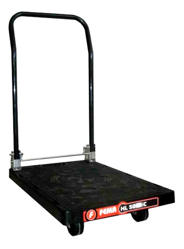 CARRO PLANO MANIJA PLEGABLE 4 RUEDAS - 73 x38 x 60