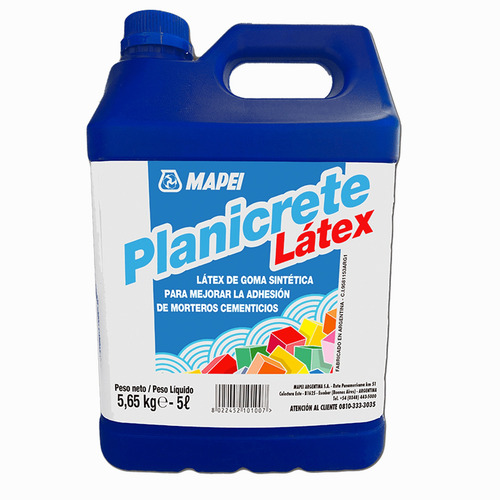 ADITIVO MAPEI PLANICRETE LATEX -PUENTE UNION VIEJO/NUEVO  6X2 LT     CJ12    LIQUIDO ACRILICO
