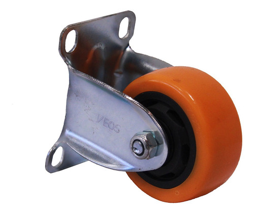 RUEDA 100 X 32 MM-PVC-FIJA