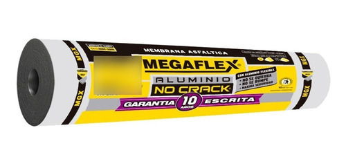 MEMBRANA ASFALTICA MEGAFLEX C/REV.ALUMINIO-NO CRACK.x35KG
