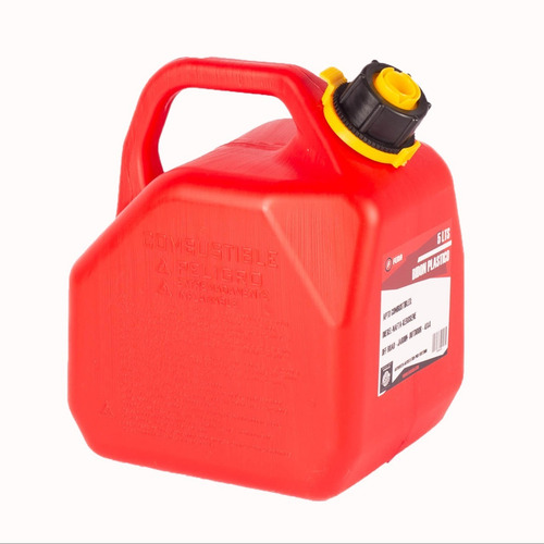 BIDON PLAST.C/PICO 5LT.ROJO-ANTIVENT/ANTIEST/ANTIGOTEO