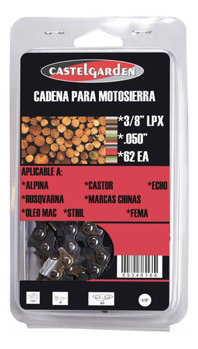 CAD.ARM CASTEL 3/8 LPX .050 X 62 ES.ACC    ECHO: CS400, CS30