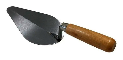 [FE69506095] CUCHARA ALBAÑIL 7"-(180MM)  PUNTA REDONDA-MANGO MADERA