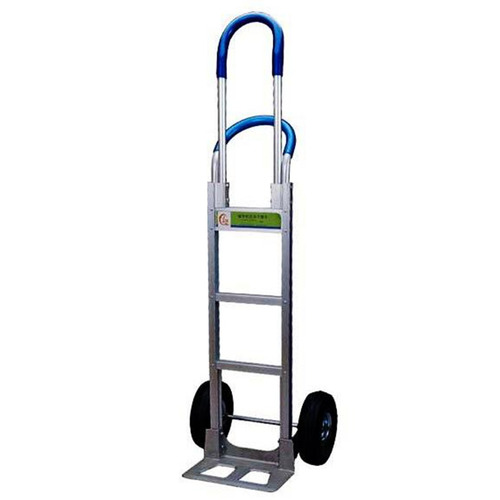 [FE69502130] CARRETILLA FIJA 2-RUEDAS- 2 MANIJAS-200KG-ALUM    47X51X159