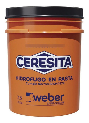 CERESITA HIDROFUGO INORGANICO+ORGANICO 10 kg
