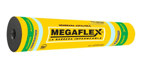 MEMBRANA ASFALTO PLASTICO 35KG-C/REV. ALUMINIO GROFADO