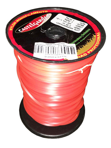 NYLON  2,5MM X 1 KG -CUADRADA - CASTEL GARDEN
