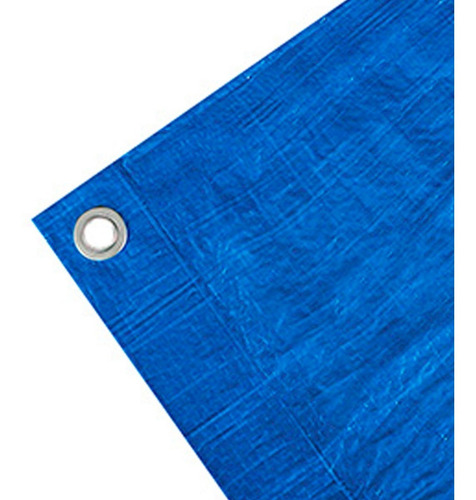 RAFIA AZUL-PLATA-2  X 50 MT- REFORZ.C/SOGA NYLON  C/OJAL ALUMINIO C/ 50CM