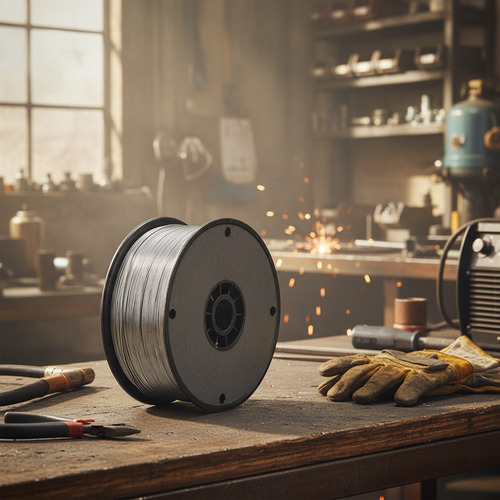 [FE69335064] ALAMBRE MIG E71T-11 -0.8MM x 1 kg-FLUX    TUBULAR CON DECAPANTE -SUELDA SIN GAS ADICIONAL
ALAMBRE FLUX E71T-11