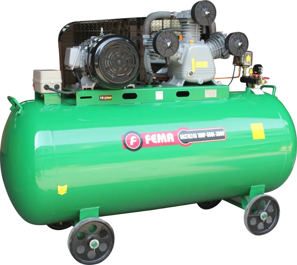 COMPRESOR FEMA A CORREA 500 LITROS-7.5 HP -380 V.