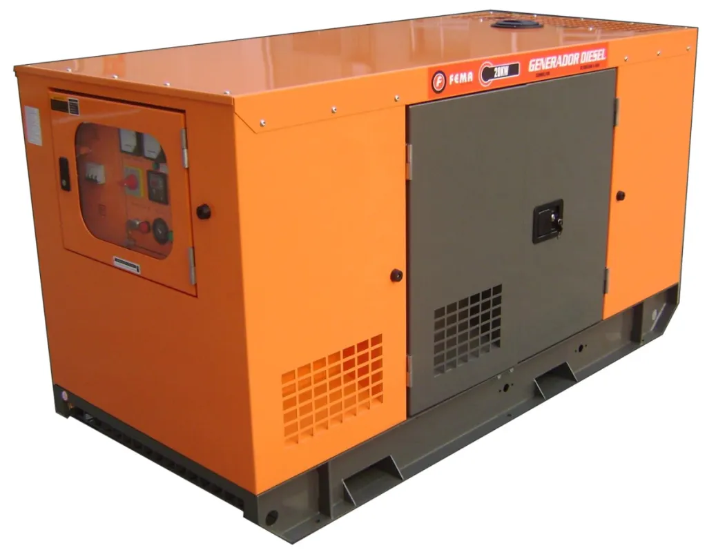 GENERADOR FEMA 24 KW  380VOLT INSONORIZADO.