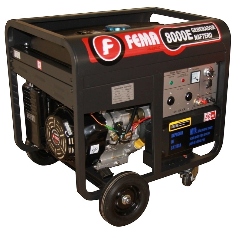 [FE69380580] GENERADOR FEMA 8000 16HP 6.5KW.220 V-7KW