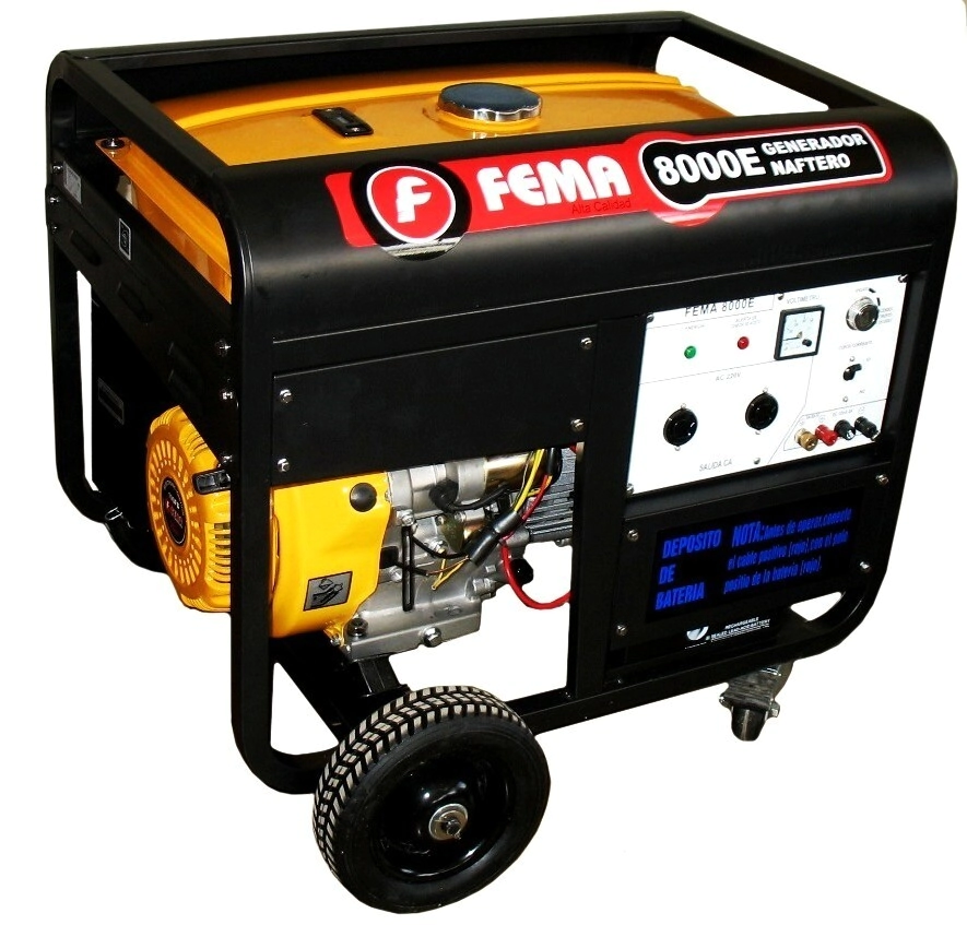 [FE69380582] GENERADOR FEMA 8000-380V-16HP-6.5KW-380V    ARRANQUE ELECTRICO