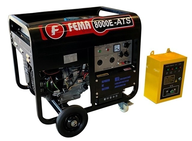 [FE69380584] GENERADOR FEMA 8000-380V-16HP-6.5KW-380V-C/ATS
