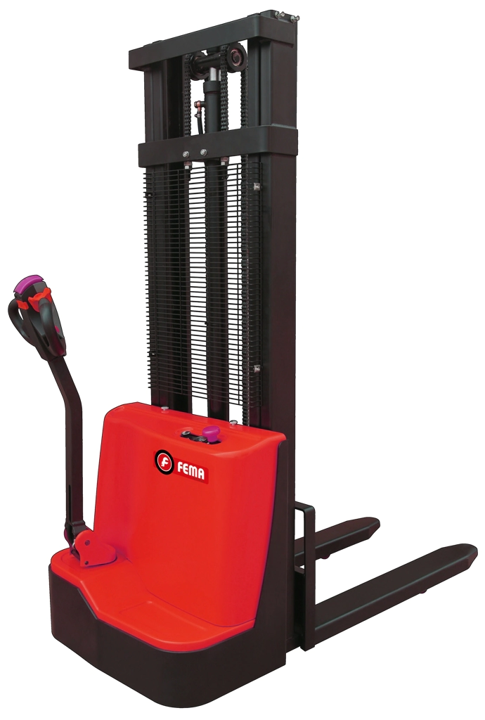 TRANSPALETS 1500 KG A BATERIA ALTURA 1,6MT