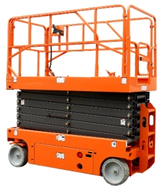 PLATAFORMA TIJERA ELECTRICA 300 Kg  ALTURA 10 MT MAXIMA 12MT