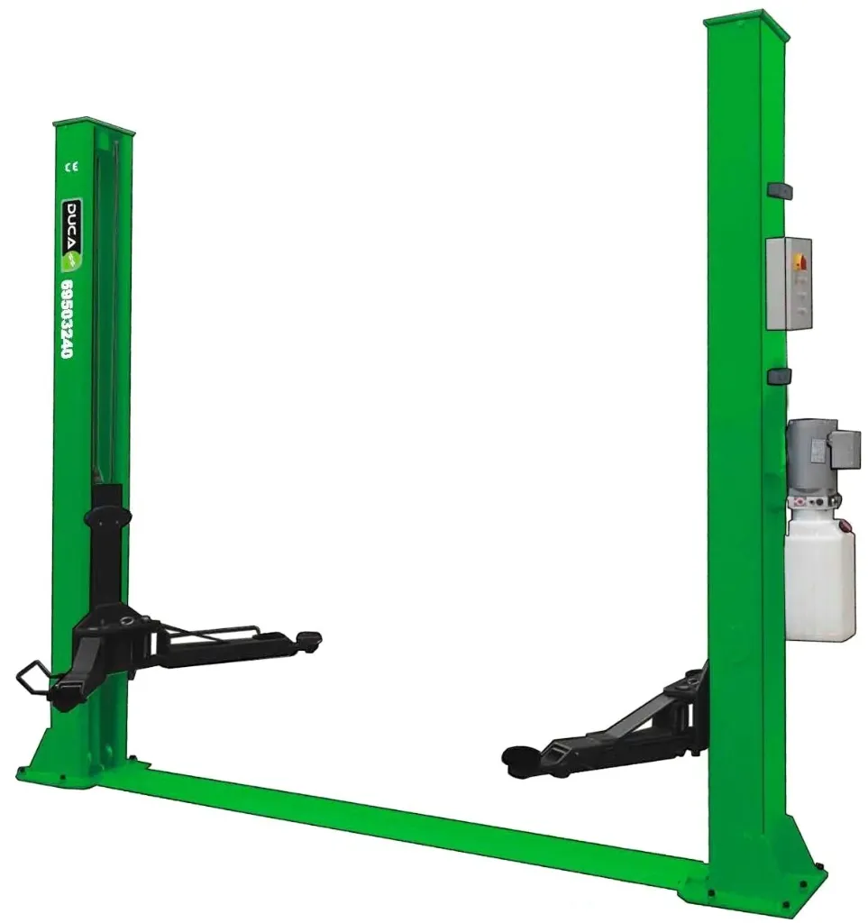 ELEVADOR AUTOS DUCA 2 COLUMNAS 4,000KG 1HP 220V