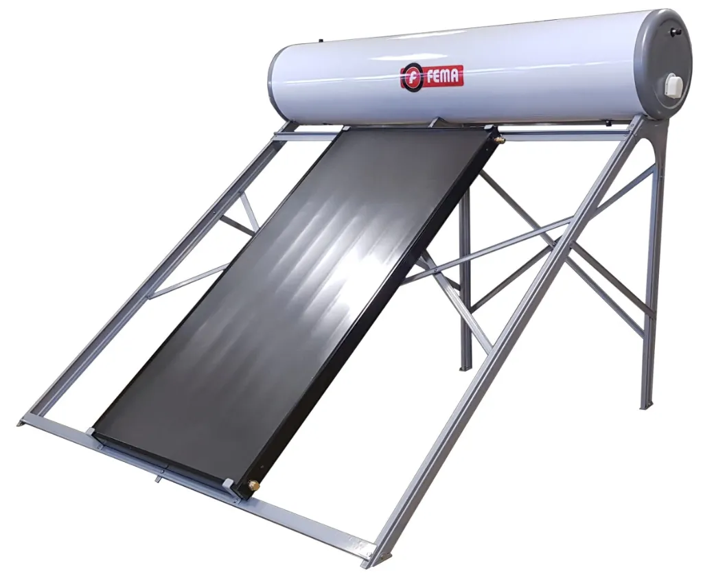Termotanque solar Fema 300 litros - Panel plano