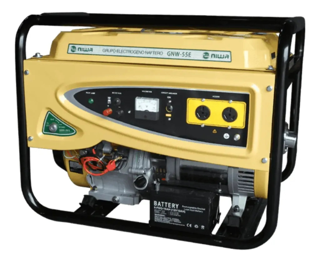 [RR1025551] Generador Grupo Niwa Gnw-55-e 5.5kva Monofásico Ar Eléctrico