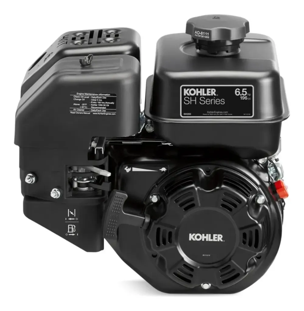 Motor 6.5 Hp Kohler Eje Horizontal Cilíndrico 196 Cc.