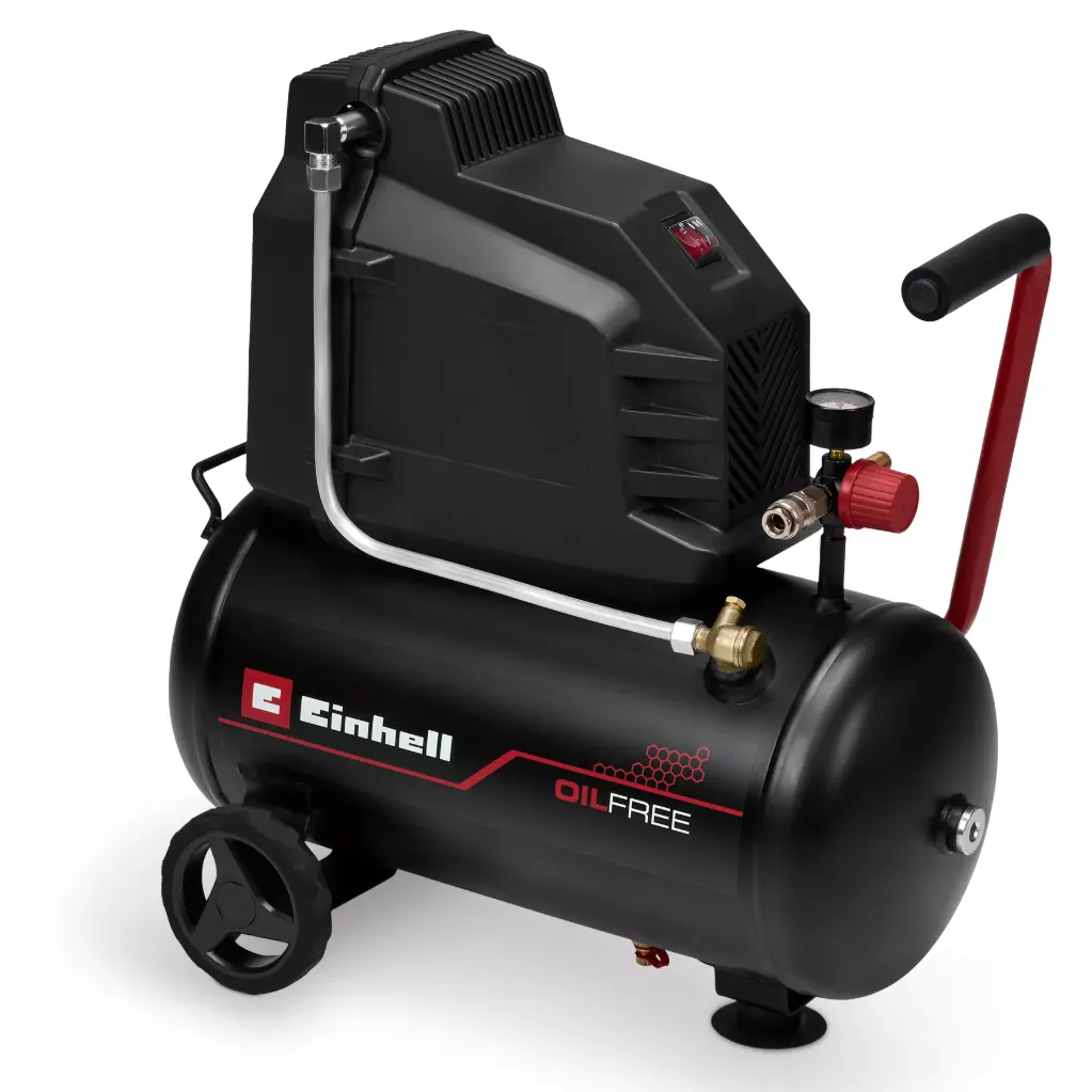 [EI4007375] Compresor De Aire Einhell 24L 1100W Sin Aceite 8 Bar TC-AC 190/24/8 I OF